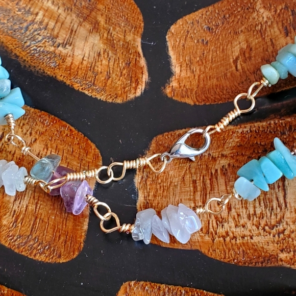 Handmade gemstone necklace - Picture 3 of 8